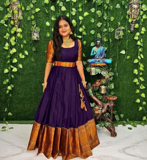 Anarkali-style frock