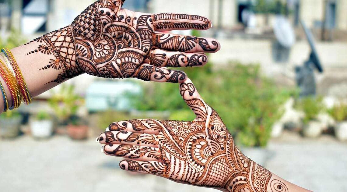 Front Full Hand Mehndi Design Easy