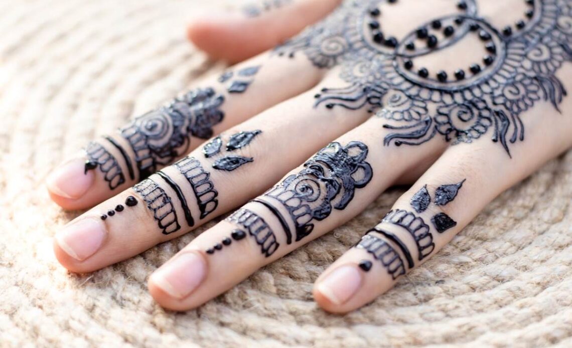 Right Hand Back Side Mehndi Design